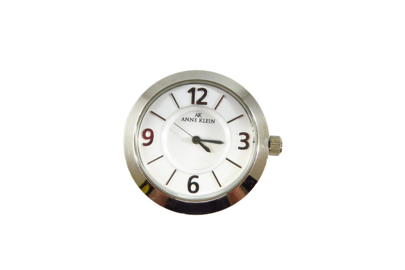 Anne Klein Unsex 1 3/8 Wide White dial Analog Quartz Watch Running No Strap — Jewelry & Watches:Watches, Parts & Accessories: