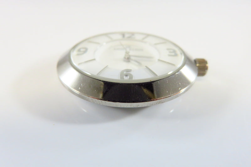 Anne Klein Unsex 1 3/8 Wide White dial Analog Quartz Watch Running No Strap