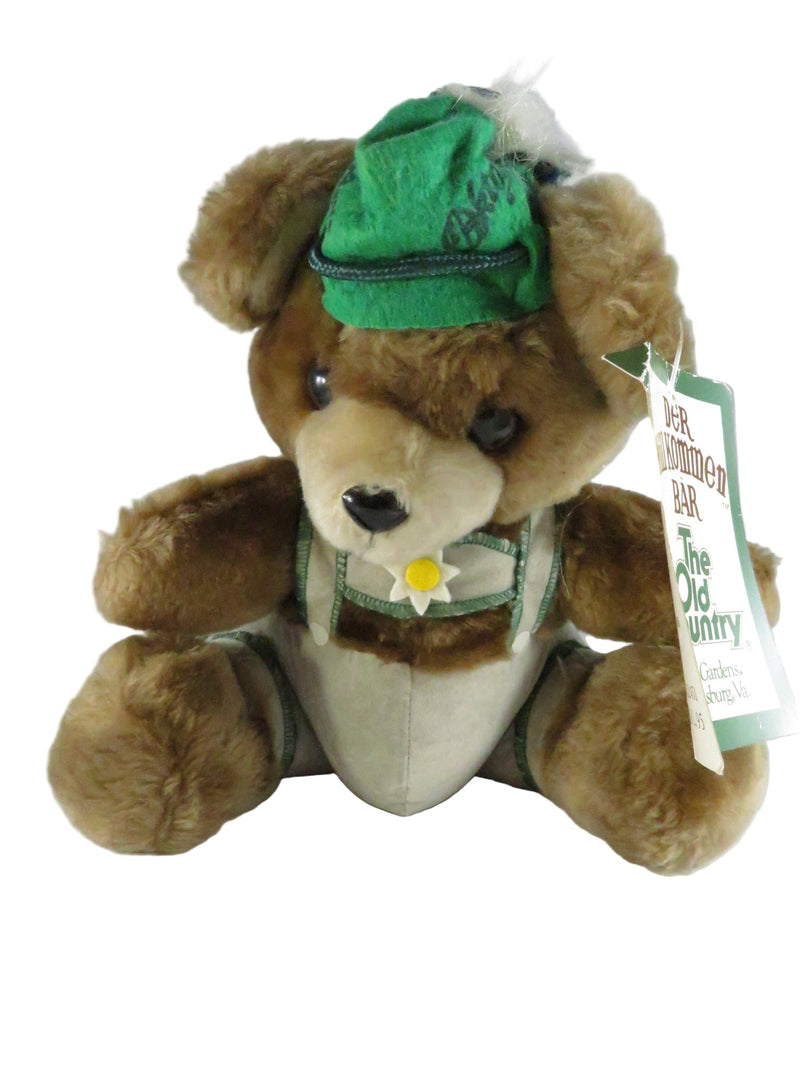 Busch Gardens "Der Willkommen Bär" Plush (9″) — Dakin Licensed Souvenir — front view