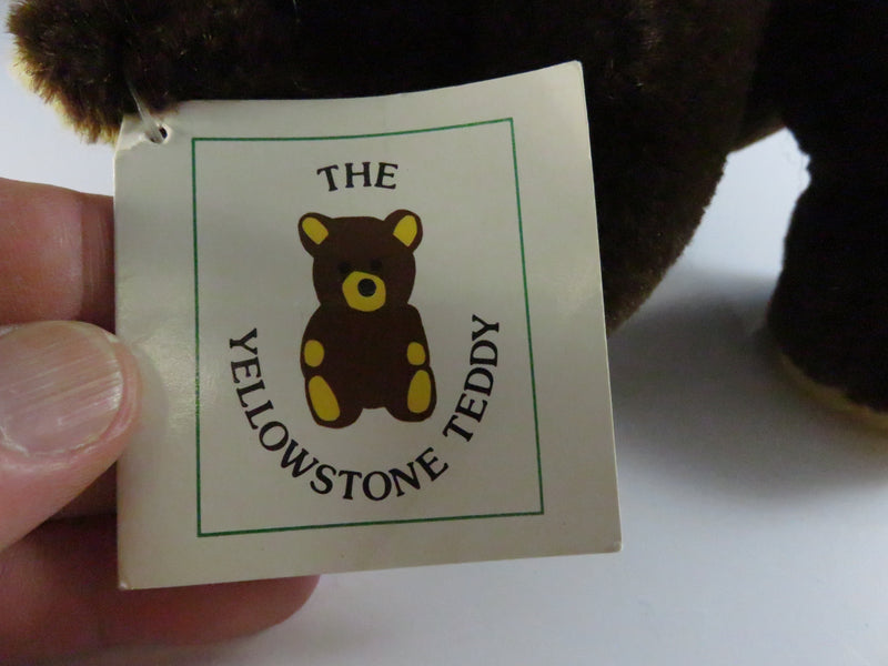 Vintage 1987 Dakin Yellowstone Teddy Bear 7" Plush with Hang Tag Hamilton Stores National Park Souvenir