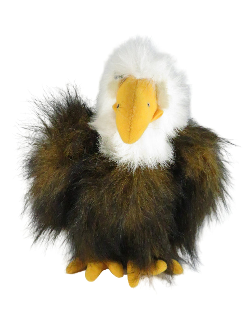 Kellytoy Bald Eagle Plush 10" Vintage Bird Stuffed Animal Wildlife Patriotic Collectible with Hang Tag