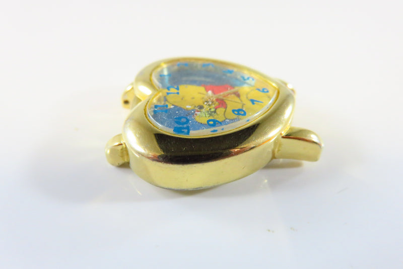 Winnie the Pooh Heart Shaped Collectible Wrist Watch No Band For Restoration