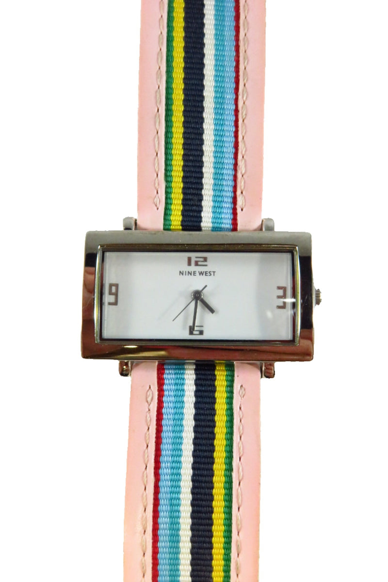 Retro Nine West Rectangle Wrist Watch with Original Watch Band