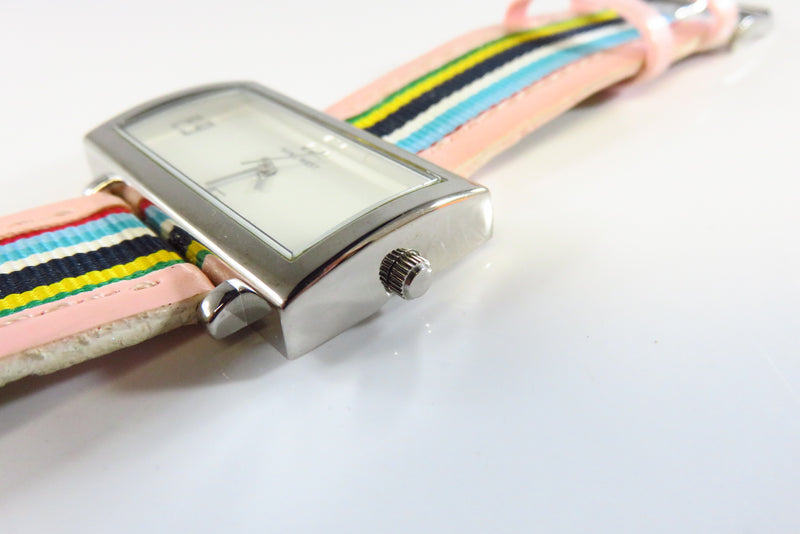 Retro Nine West Rectangle Wrist Watch with Original Watch Band