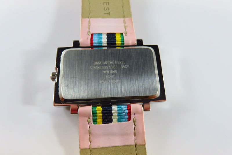 Retro Nine West Rectangle Wrist Watch with Original Watch Band