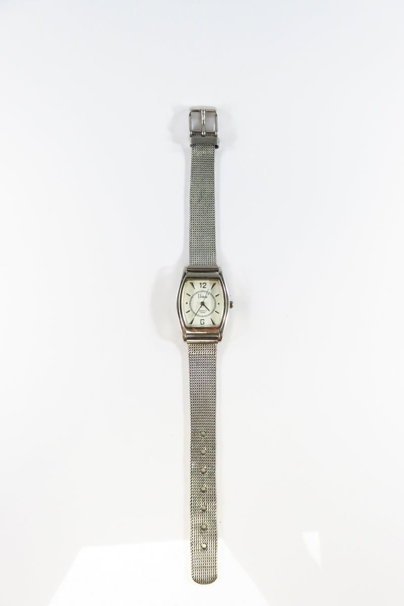 Retro Vivani Quartz Wrist Watch with Original Mesh Watch Band