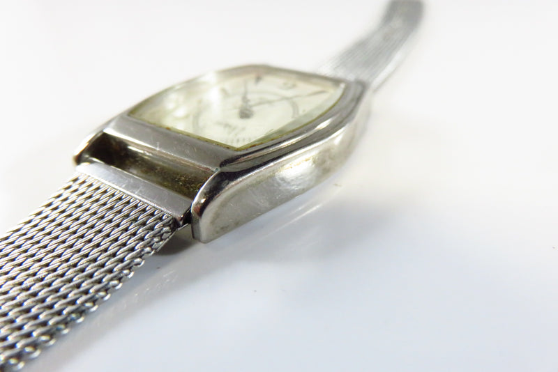 Retro Vivani Quartz Wrist Watch with Original Mesh Watch Band