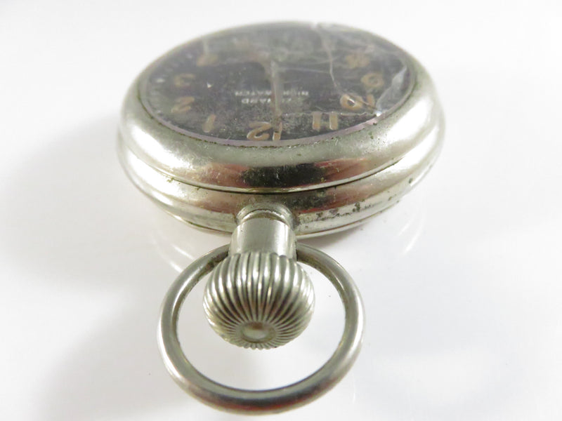 Leonard Night Watch Pocket Watch with Bakelite Travel Case For Repair
