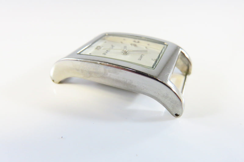 Avenue Silver Dial White Metal Quartz Wrist Watch No Band