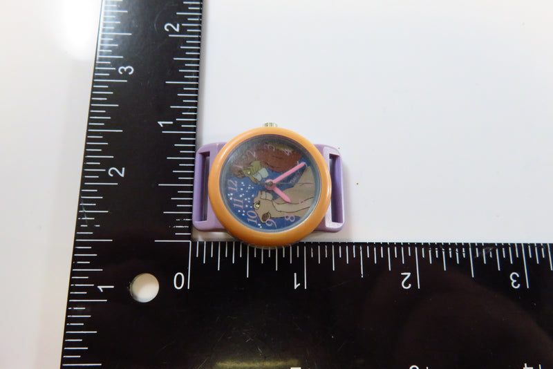 Vintage Disney Timex Lion King Quartz Watch Running - For Parts or Repurpose with measurement
