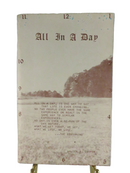 All in a Day: Poetry and Photography by Walter O. Cooper 1981 product image for Just Stuff I Sell, clear front view, neutral background, original listing photo, optimized descriptive alt text, centered composition