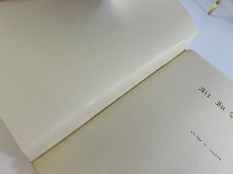 All in a Day: Poetry and Photography by Walter O. Cooper 1981