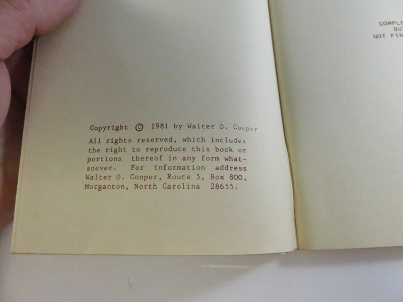 All in a Day: Poetry and Photography by Walter O. Cooper 1981