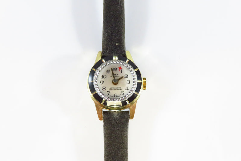 Vintage Eden 17 Jewel Mid Century Style Women's Swiss Made Watch for Service