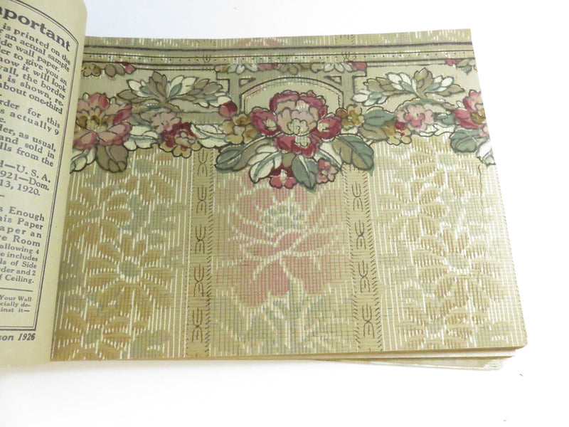 Correct Wallpapers Catalog – Montgomery Ward & Co. 1926 Ephemera