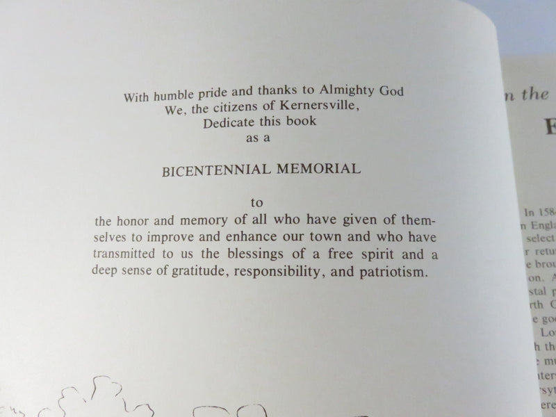 Kernersville, North Carolina: Bicentennial History (1976 Rev. 1971)