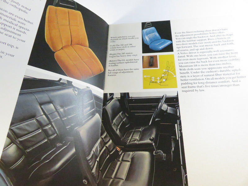 Volvo 240 Series 1975 Brochure RSP/PV 1817-75 USA Printed Denmark