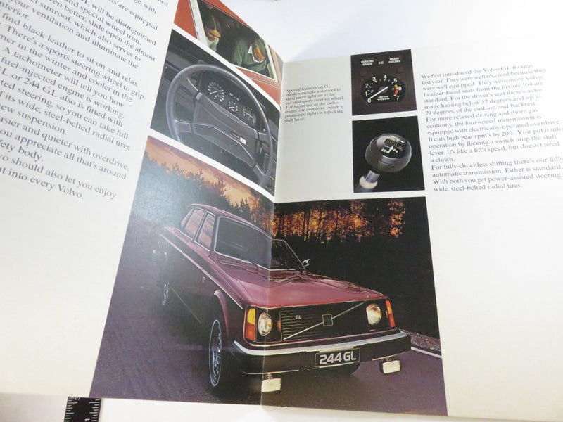 Volvo 240 Series 1975 Brochure RSP/PV 1817-75 USA Printed Denmark