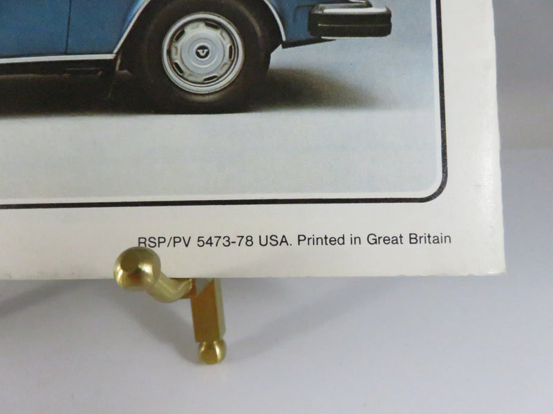 Volvo The Driver’s Car 1978 Brochure RSP/PV 5473-78 USA Printed Great Britain