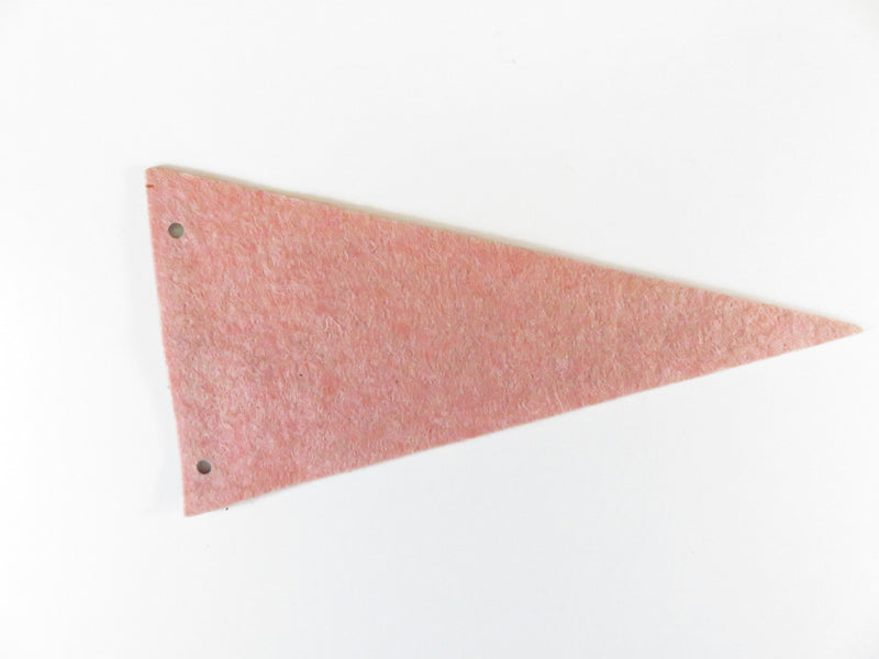 Vintage White Mountains New Hampshire Mini Felt Souvenir Pennant – Pink & Black Old Man of the Mountain – approx. 7 3/4"