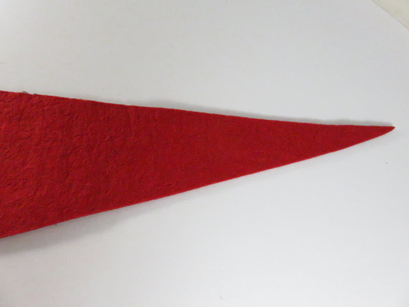 Vintage Ausable Chasm N.Y. Felt Souvenir Pennant – Rainbow Falls – Red with Cream Trim – approx. 17 1/4"