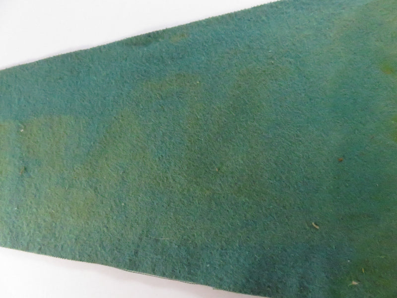 Vintage Naples Maine Felt Souvenir Pennant – “Sign Post in Maine” – White/Green with Blue Ties – approx. 26"