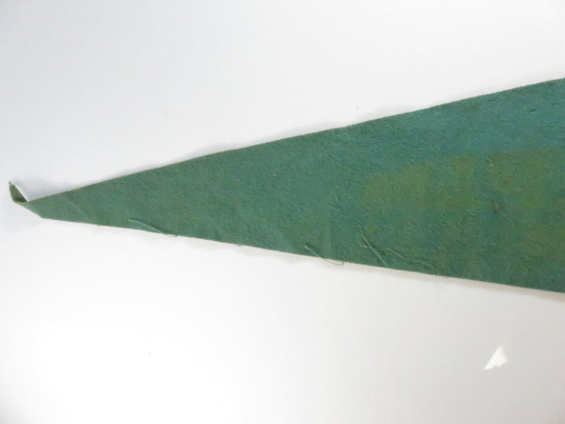 Vintage Naples Maine Felt Souvenir Pennant – “Sign Post in Maine” – White/Green with Blue Ties – approx. 26"