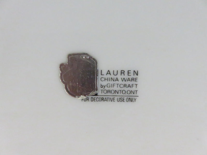 Quebec Souvenir Plate – Canada Giftcraft Lauren China Ware Lusterware 10¾”