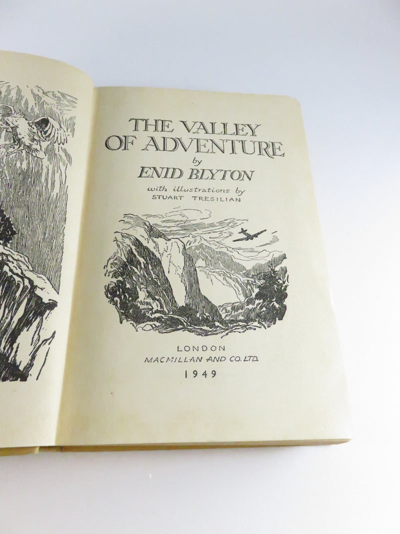 The Valley of Adventure by Enid Blyton 1949 Macmillan Reprint Hardcover