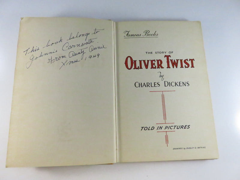The Story of Oliver Twist Told in Pictures D.C. Thomson Comic Illustrated Edition