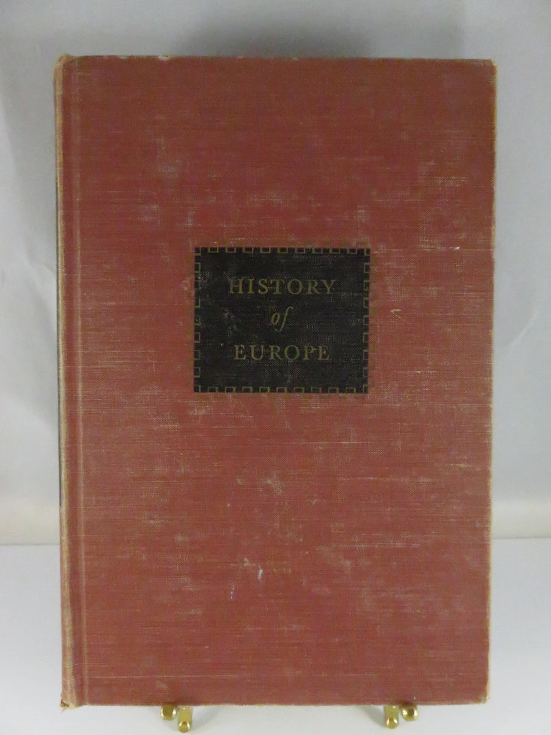 History of Europe Volume One To 1648 Carlton Hayes Marshall Baldwin Macmillan 1936