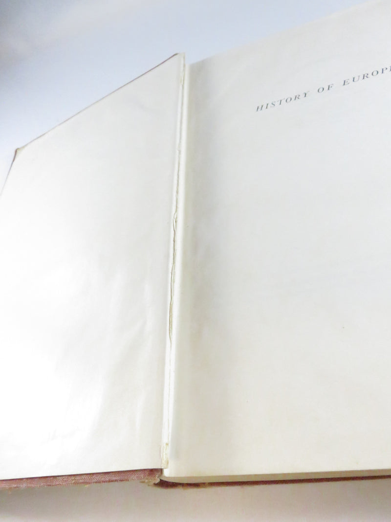 History of Europe Volume One To 1648 Carlton Hayes Marshall Baldwin Macmillan 1936