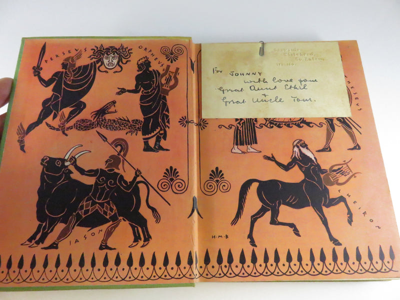 The Heroes Greek Fairy Tales Charles Kingsley Illustrated H.M. Brock Macmillan 1936