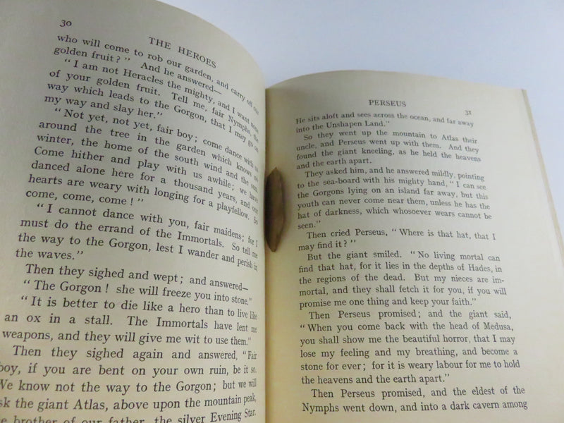 The Heroes Greek Fairy Tales Charles Kingsley Illustrated H.M. Brock Macmillan 1936