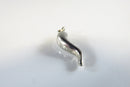 Pre-owned Sterling Silver Italian Horn Pendant or Charm 21mm High product image for Just Stuff I Sell, clear front view, neutral background, original listing photo, optimized descriptive alt text, centered composition variant 3