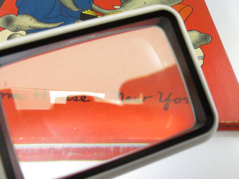 Eschenbach mobilux LED handheld magnifier 4x (16D) rectangular, made in Germany