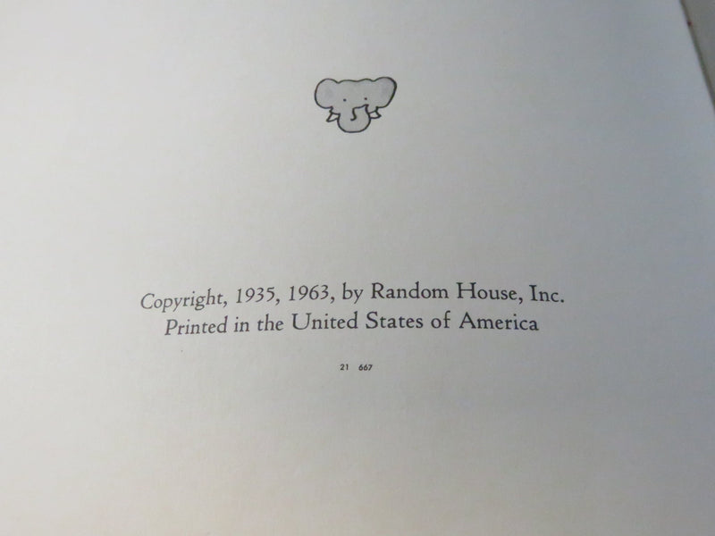 1963 Babar the King by Jean de Brunhoff Random House Vintage Children’s Book