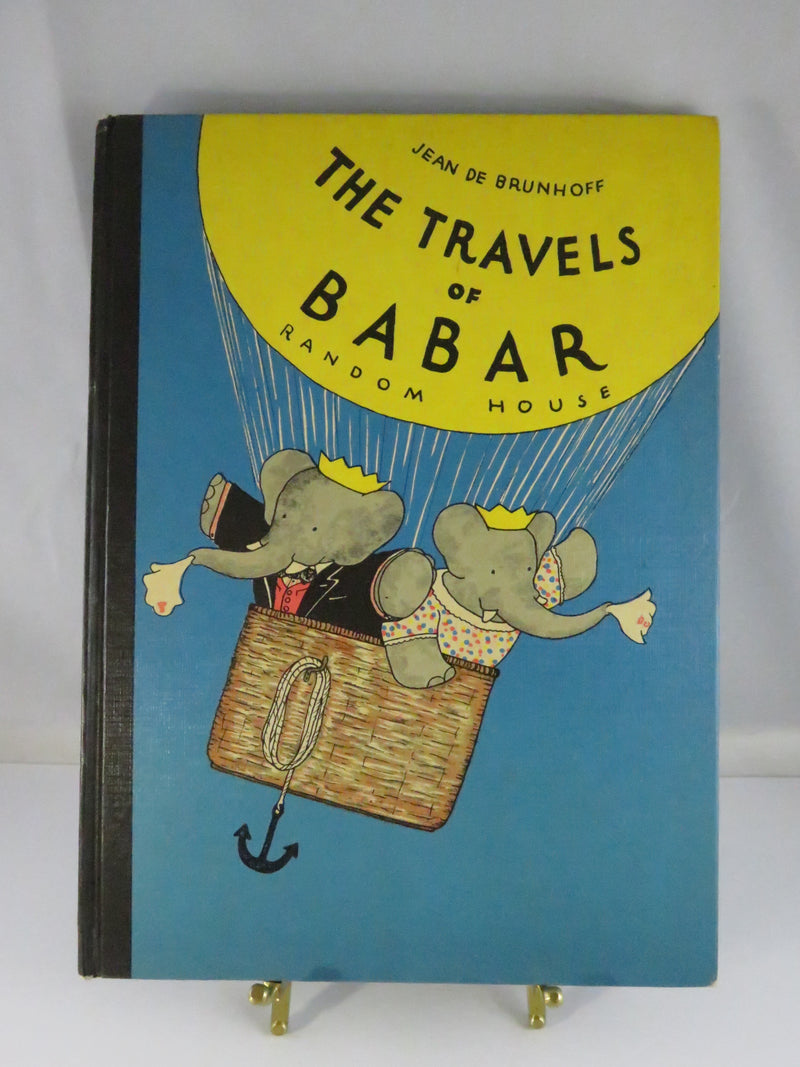 The Travels of Babar by Jean de Brunhoff 1961 Random House Vintage Children’s Book
