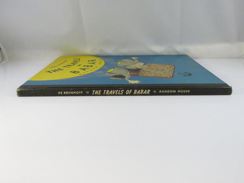 The Travels of Babar by Jean de Brunhoff 1961 Random House Vintage Children’s Book