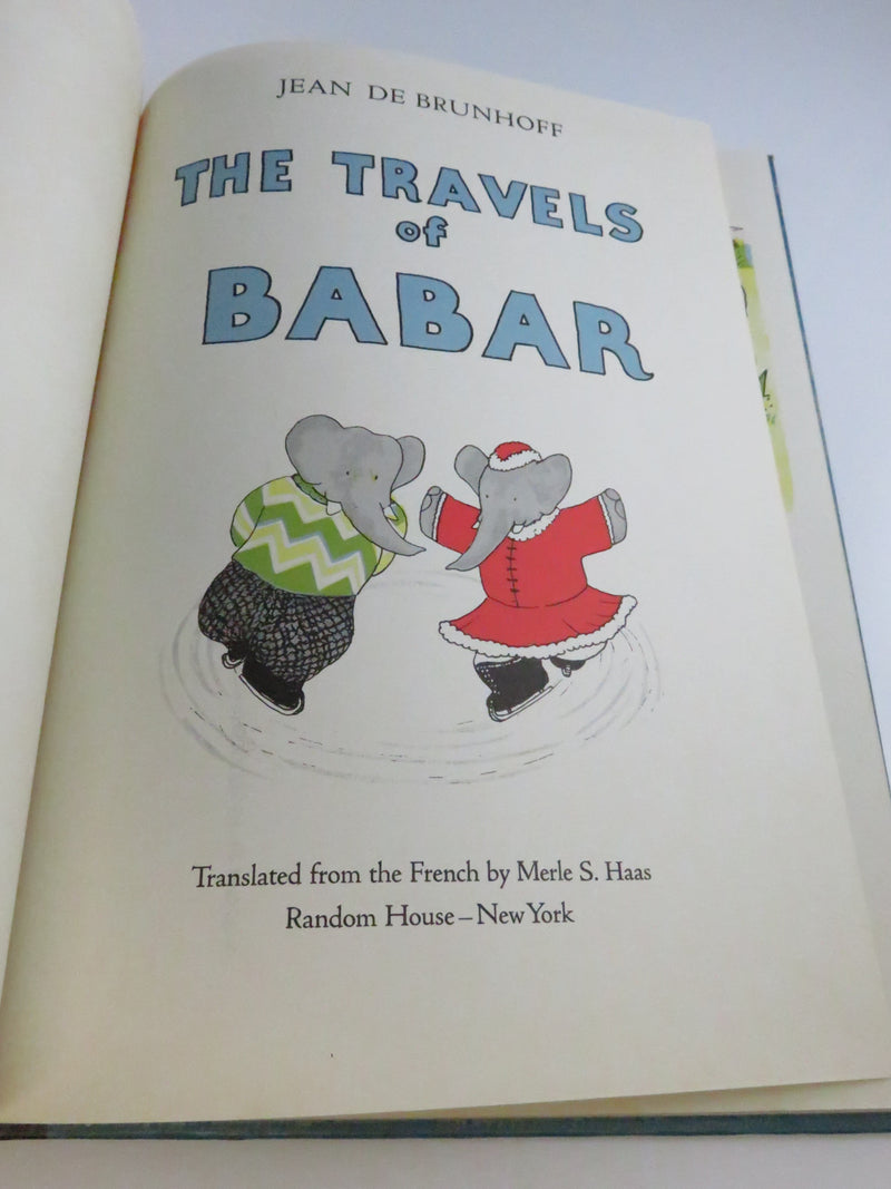 The Travels of Babar by Jean de Brunhoff 1961 Random House Vintage Children’s Book