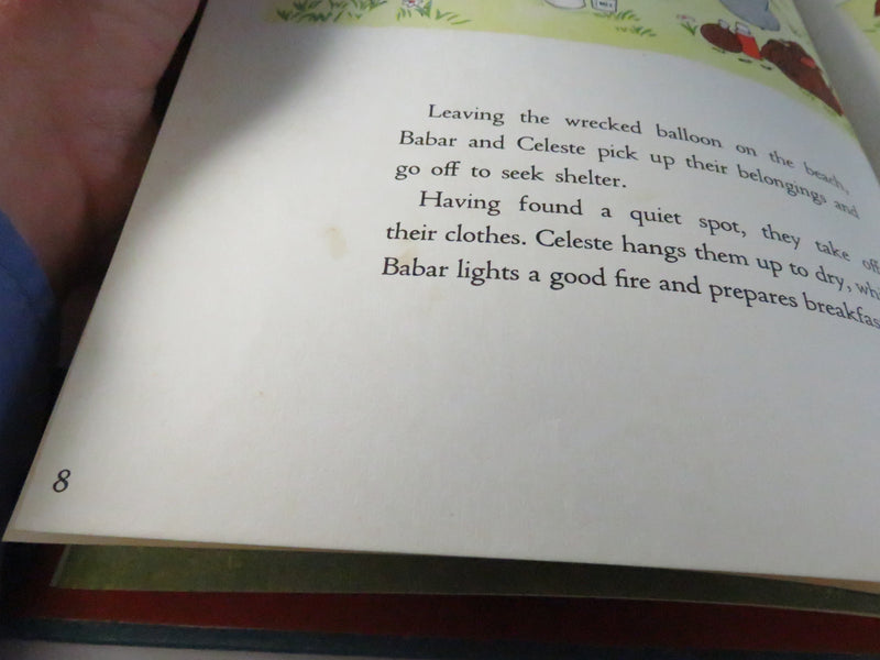 The Travels of Babar by Jean de Brunhoff 1961 Random House Vintage Children’s Book