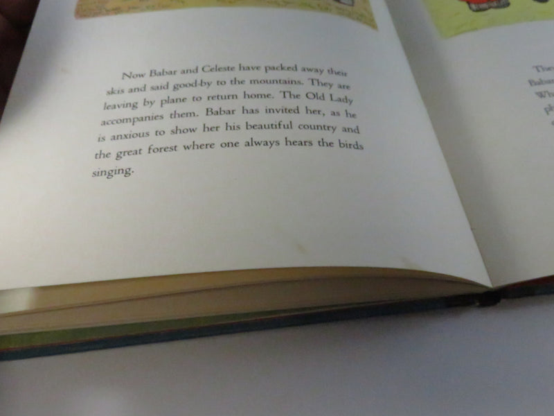 The Travels of Babar by Jean de Brunhoff 1961 Random House Vintage Children’s Book