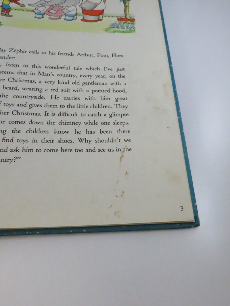 Babar and Father Christmas by Jean de Brunhoff 1940 Random House Vintage Children’s Book