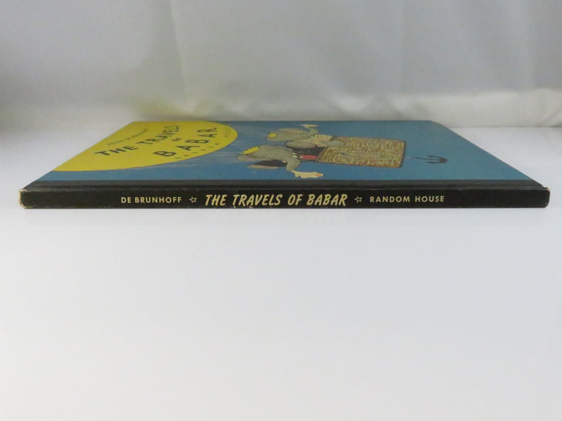 The Travels of Babar by Jean de Brunhoff 1961 Random House Vintage Children’s Book