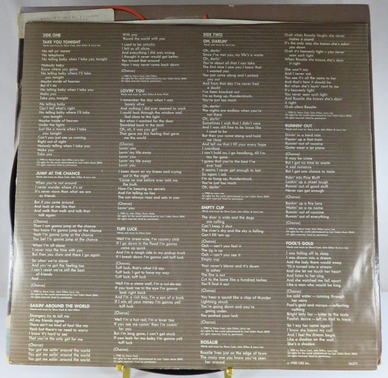 Ozark Mountain Daredevils Self Titled Columbia Records Promo JC 36375 Vinyl Record Album