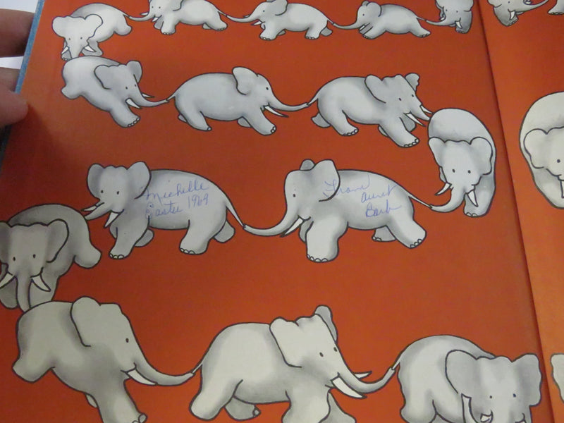 The Travels of Babar by Jean de Brunhoff 1961 Random House Vintage Children’s Book