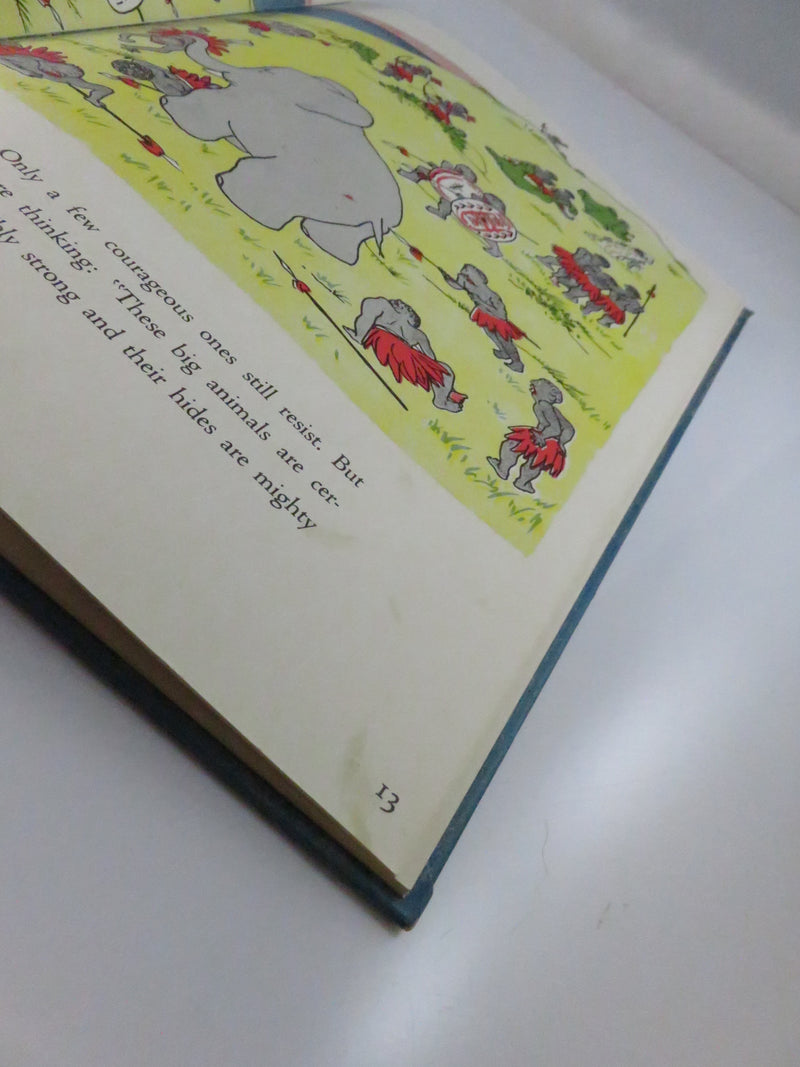 The Travels of Babar by Jean de Brunhoff 1961 Random House Vintage Children’s Book
