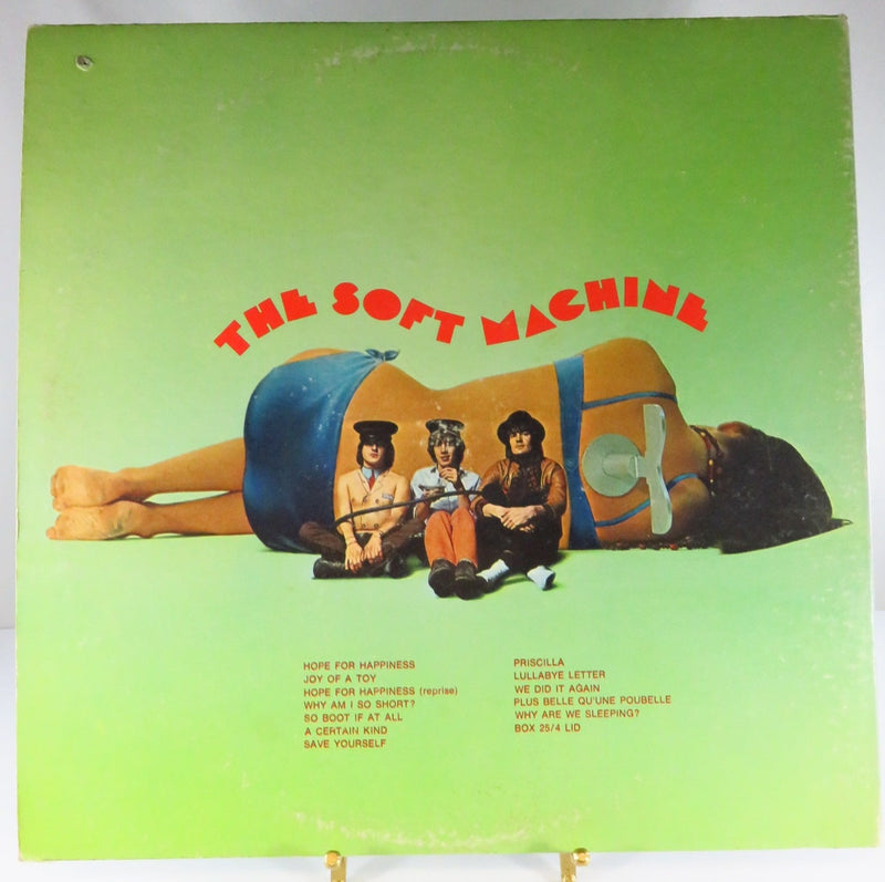 The Soft Machine Self Titled Probe CPLP-4500X Censored Gatefold Vinyl Record Album back cover