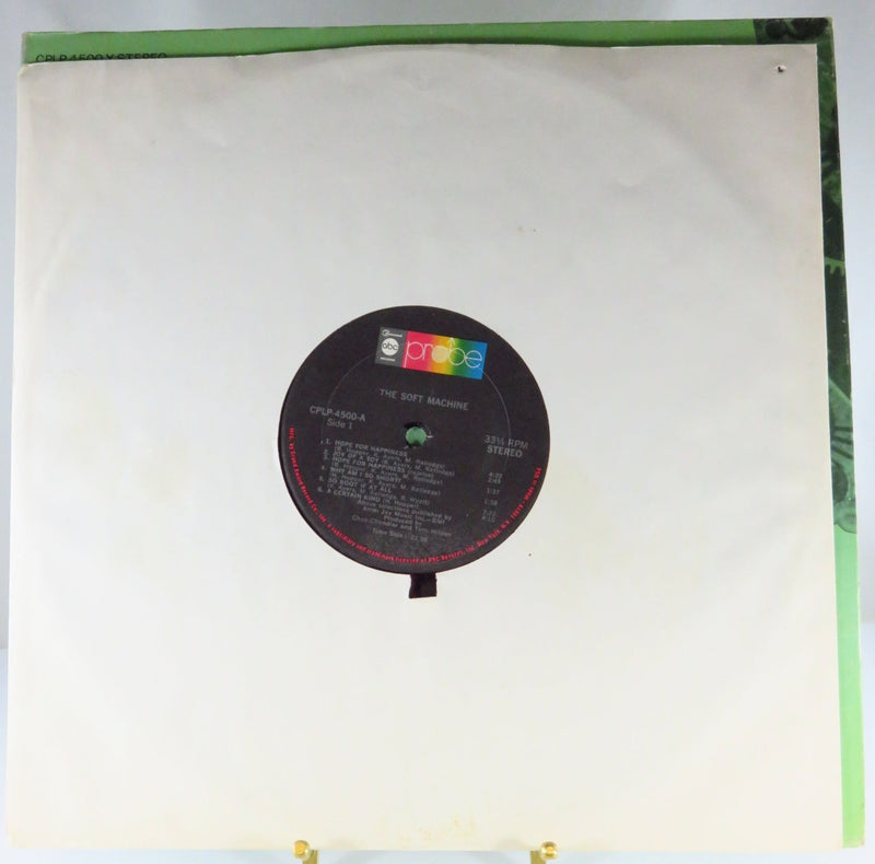 The Soft Machine Self Titled Probe CPLP-4500X Censored Gatefold Vinyl Record Album record in dust cover