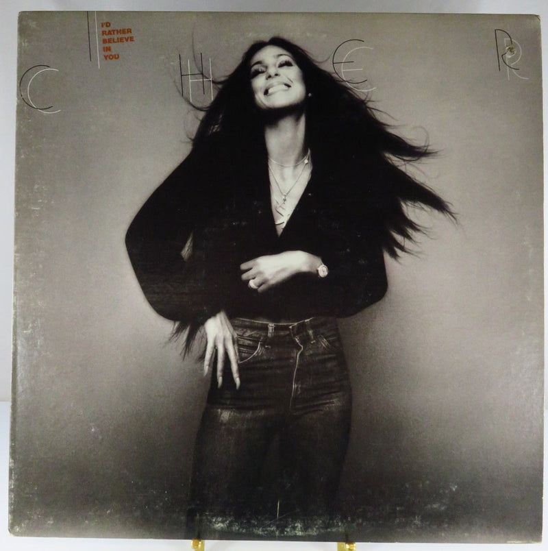 Cher I'd Rather Believe in You Warner Bros Records BS 2898 Vinyl Record Album — Silver — front view